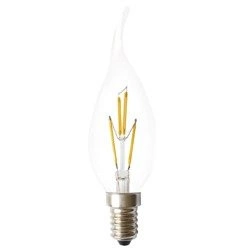 Żarówka FILAMENT LED E14 3W ciepła 1800K świeczka płomyk C35-6