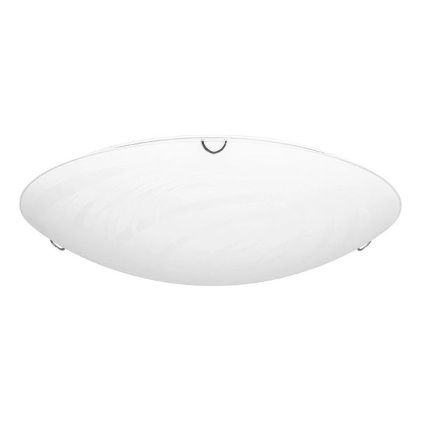 Sydney Ceiling Lamp Incl. 1xLED 2600lm 2700K 30W Chrome Metal/White-Transparent Glass 4235112