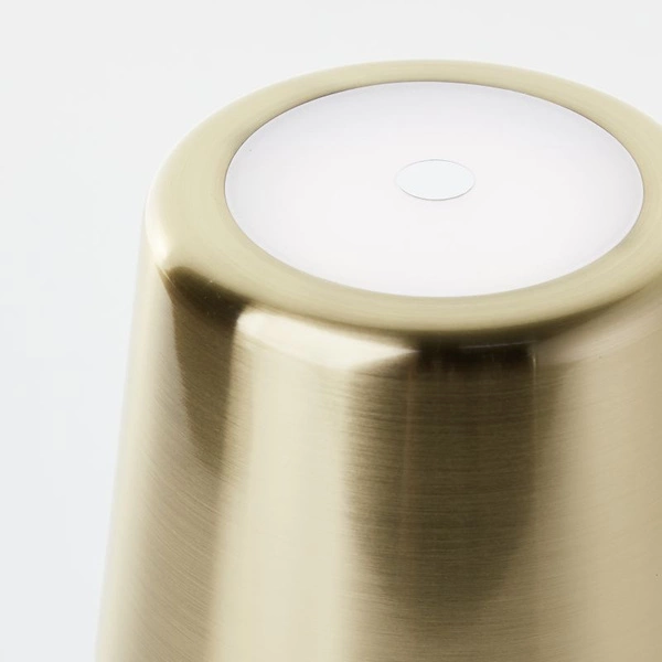 Lampa stołowa na zewnątrz Xaana LED CCT+DIM | szczotkowany mosiądz