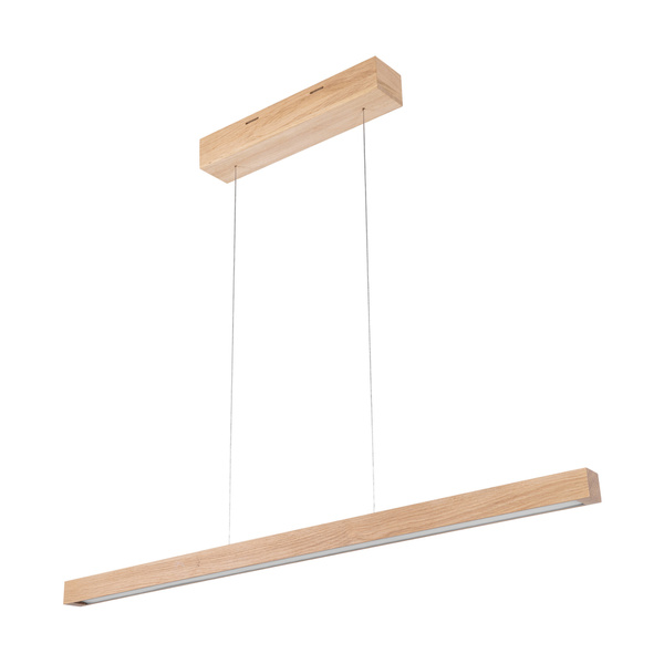 Smal Pendant Lamp 1xLED 24V 28.5W Int. Oiled Oak with Touch Dimmer/Rollizug