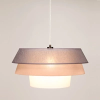 Amar Pendant Lamp 1xE27 Max.60W Black Metal/Transparent PVC Cable/Graphite-Pink-White Fabric Shade 160970104