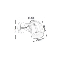 Wall lamp INGA chrome 2741128