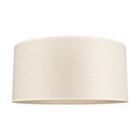 Cylindrical lampshade 1xE27 H20 Cream With Silver Thread Fi500 H240 A1529