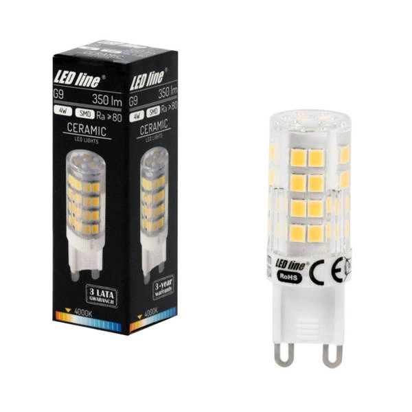 Led bulb G9 4W warm 2700K