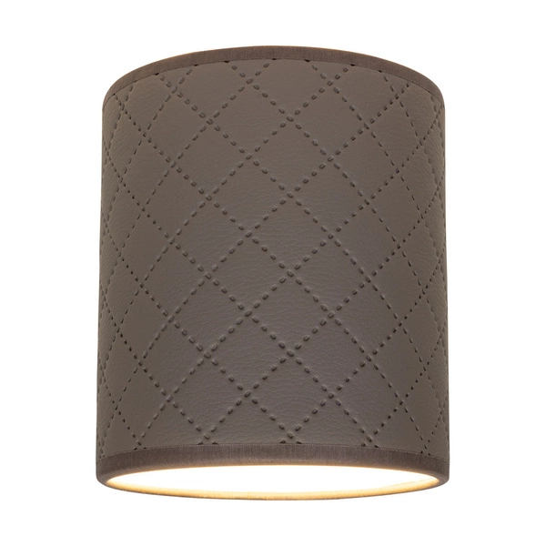 Lampshade Cylinder E27 H20 Gray-Brown Fabric A0979