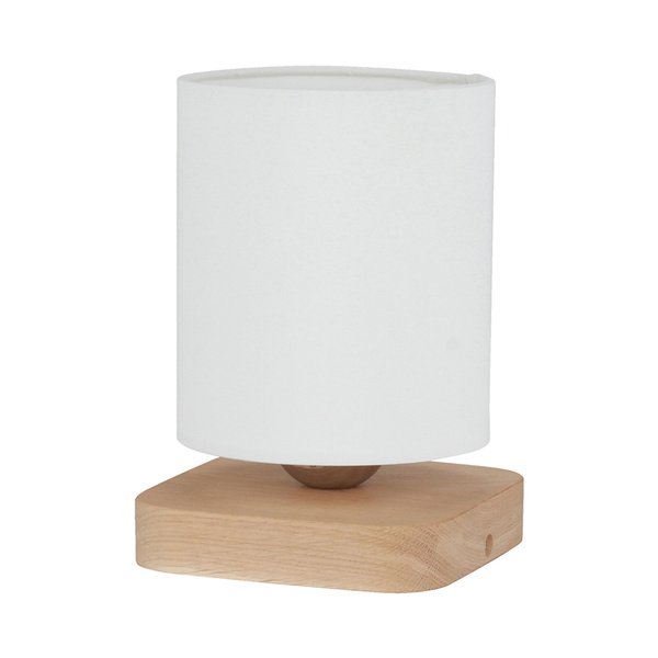 Jenta Table Lamp 1xE27 Max.25W Oiled Oak/White