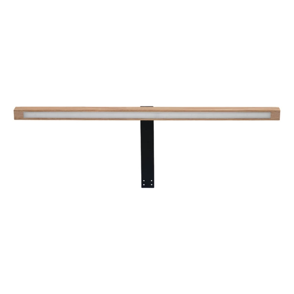 Lampa montowana nad szafkę łazienkową AQUA VIVA LED 9W 3000K Czarny/Dąb IP44 szer 60cm 89421104