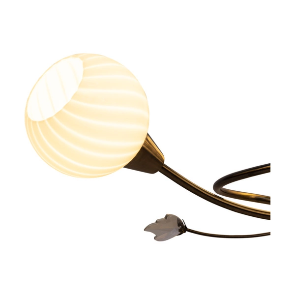 Marbella Ceiling Lamp 4xE14 Max.40W Patina Metal/White Glass 5078411G0605