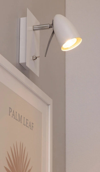 Ian Wall Lamp 1xGU10 Max.35W White Metal/Chrome Metal 2736102