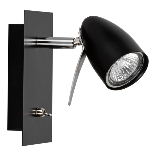 Ian Wall Lamp 1xGU10 Max.35W Black Metal/Chrome Metal 2736104