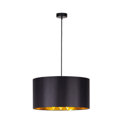 Victoria Pendant Lamp 1xE27 Max.60W Black/Black-Gold/Black