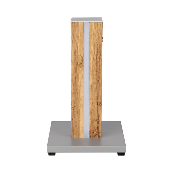 Flame Table Lamp 1xLED 12V Integrated 4.6W Gray/Oak veneer/Transparent PVC/Touch Dimmer 830119187
