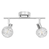 Lena Ceiling Lamp 2xG9 Max.28W Chrome Metal/Transparent Glass 2095228