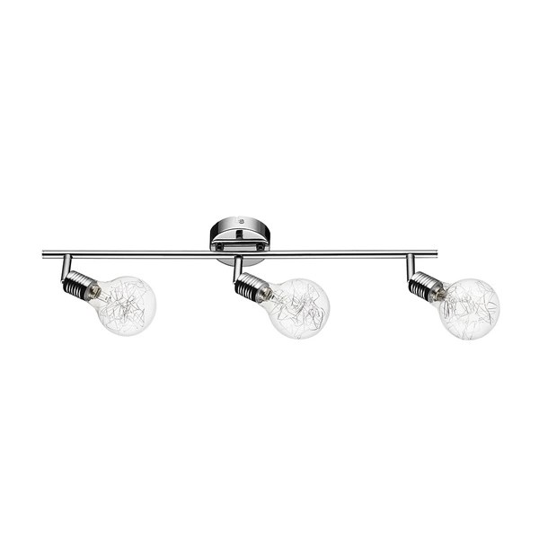 Lampa BULBS listwa sufitowa 3pkt żarówki metalowo - szklane 2507328