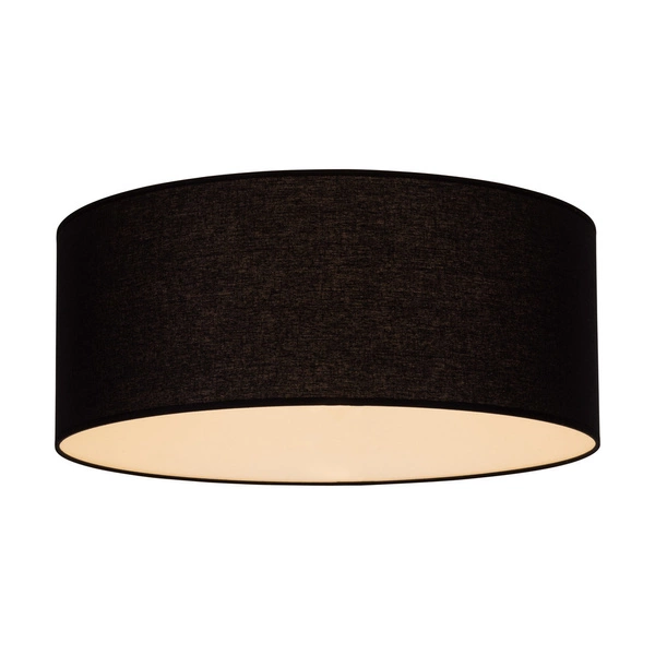 Lampshade Cylinder E27 H30 Black Fabric A0417