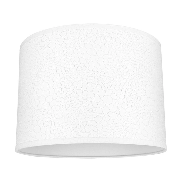 Lampa stołowa Leila 1xE27 maks. 60W chromowany metal/przezroczysty kabel PVC/wielokolorowy papier + klosz z PCV ze wzorem krokodyla 7651028