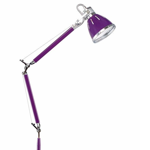 Jerona Floor Lamp 1xE27 Max.40W Purple Metal/Chrome Metal