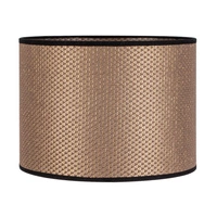 Cylinder lampshade 1xE27 H40 Brown/Gold/Black FI220 H170 A1690