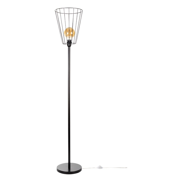 Swan Floor Lamp 1xE27 Max.60W Black/Black 12430104