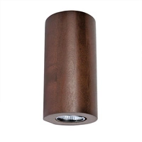 Wooddream Round Wall Lamp 2xGU10 Max.6W Walnut Beech Wood 2081276