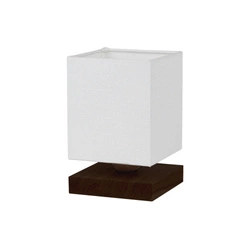 Inger Table Lamp 1xE27 Max.25W Walnut/White 7284176