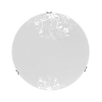 Lampa sufitowa California w zestawie 1xLED Zintegrowany 1650lm 2700K 18W Chrom Metal/Biało-Przezroczyste Szkło 4254102