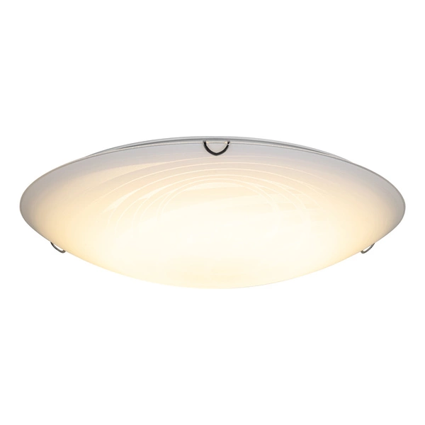 Lampa sufitowa Sydney w zestawie 1xLED 2600lm 2700K 30W Chrom Metal/Biało-Przezroczyste Szkło 4235112