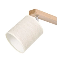 Boho Lampa Sufitowa 2xE27 Max.25W Dąb Olejowany/Beżowy 56791274