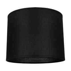 Lampshade Cylinder E27 H25 Black Cotton