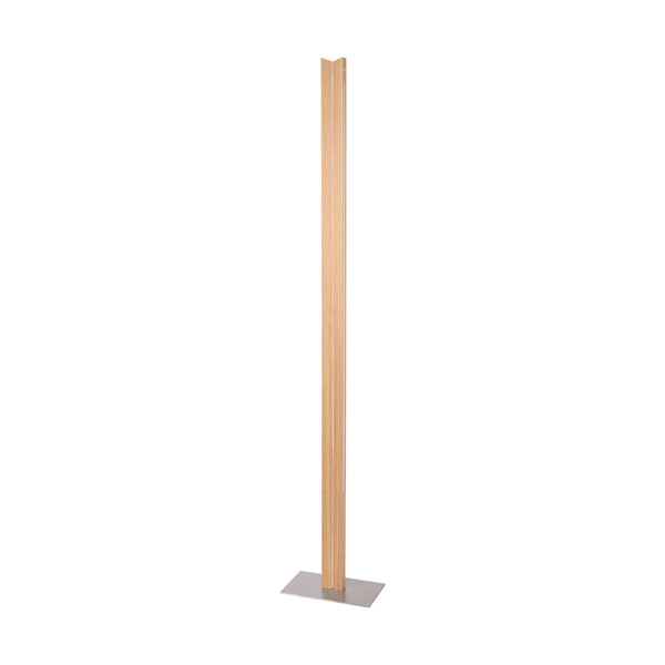 Twin Floor Lamp 2xLED 24V Int. 36W Matt Nickel/Oiled Oak with Touch Dimmer 6027406300000