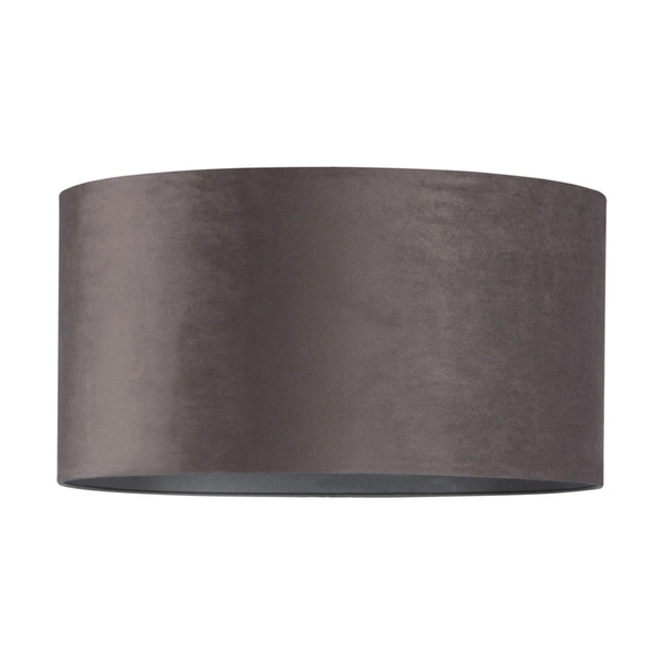 Scarlett Pendant Lamp 1xE27 Max.60W Satin Metal/Transparent PVC Cable/Gray Velvet Shade 3752027