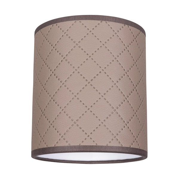 Lampshade Cylinder E27 H20 Khaki Fabric A0977