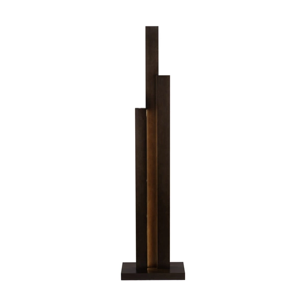 Manhattan Floor Lamp 3xLED 24V Integrated 5600lm 3000K 60W Walnut Beech Wood/Black Fabric Cable with Touch Dimmer 6481976