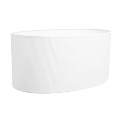 Lampshade Oval 1xE27 H20 White L520/W340 H240 A1534