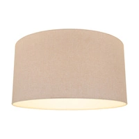 Lampshade Cylinder E27 H30 Beige Cotton Fabric A0272