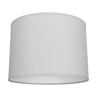 Lampshade Cylinder E27 H35 Gray Cotton A0216