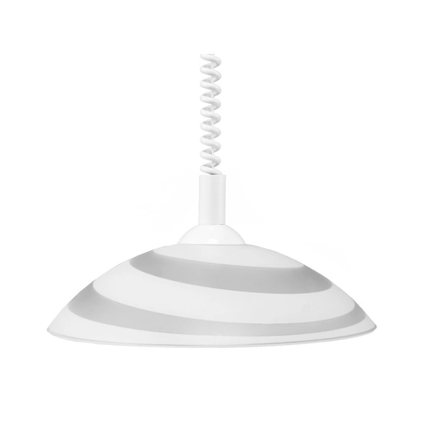 Lampa wisząca Circle 1xE27 Max.60W Biały materiał syntetyczny/Biały kabel z materiału syntetycznego/białe szkło 4314502