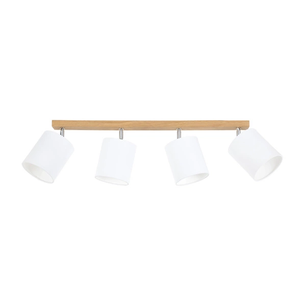 Aprillia Ceiling Lamp 4xE27 Max.25W Oiled Oak/White 56744474