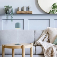 Lampa stołowa na zewnątrz Xaana LED CCT+DIM  | szczotkowany mosiądz